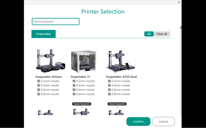 Fast Setup and Printing