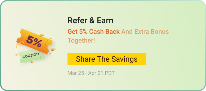 Event portal: Refer & Earn