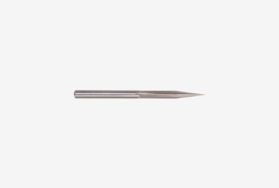 Straight Groove V-bit (double-flute)